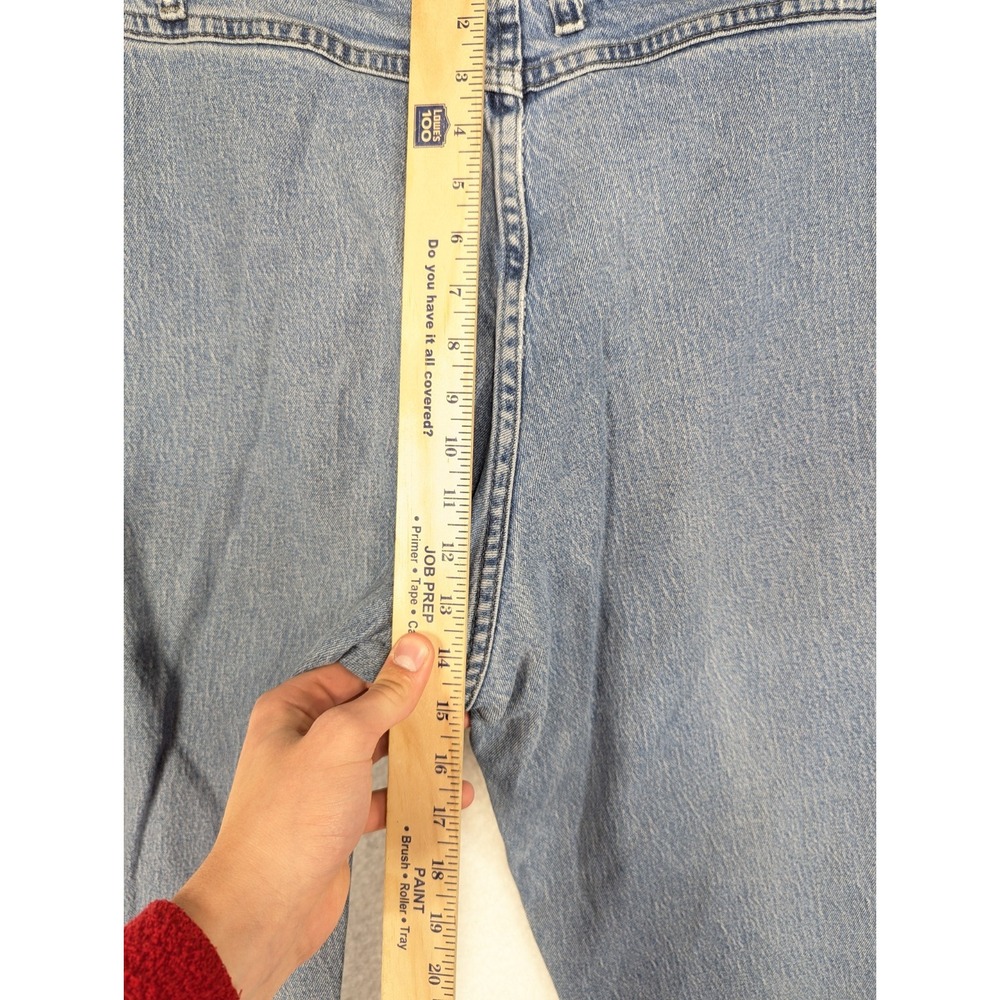 Vintage Lee Mom Jeans Women's Side Elastic at the‎ Waist Med Wash 16 Petite - Picture 10 of 12